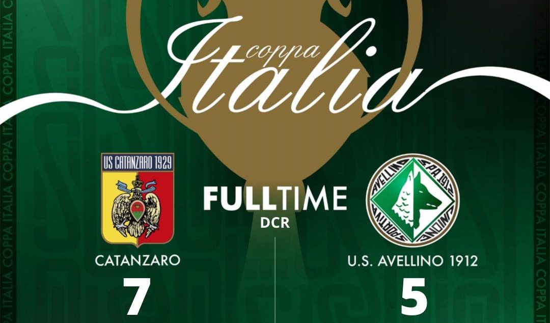 Avellino, rigori decisivi: lupi fuori dalla Coppa Italia