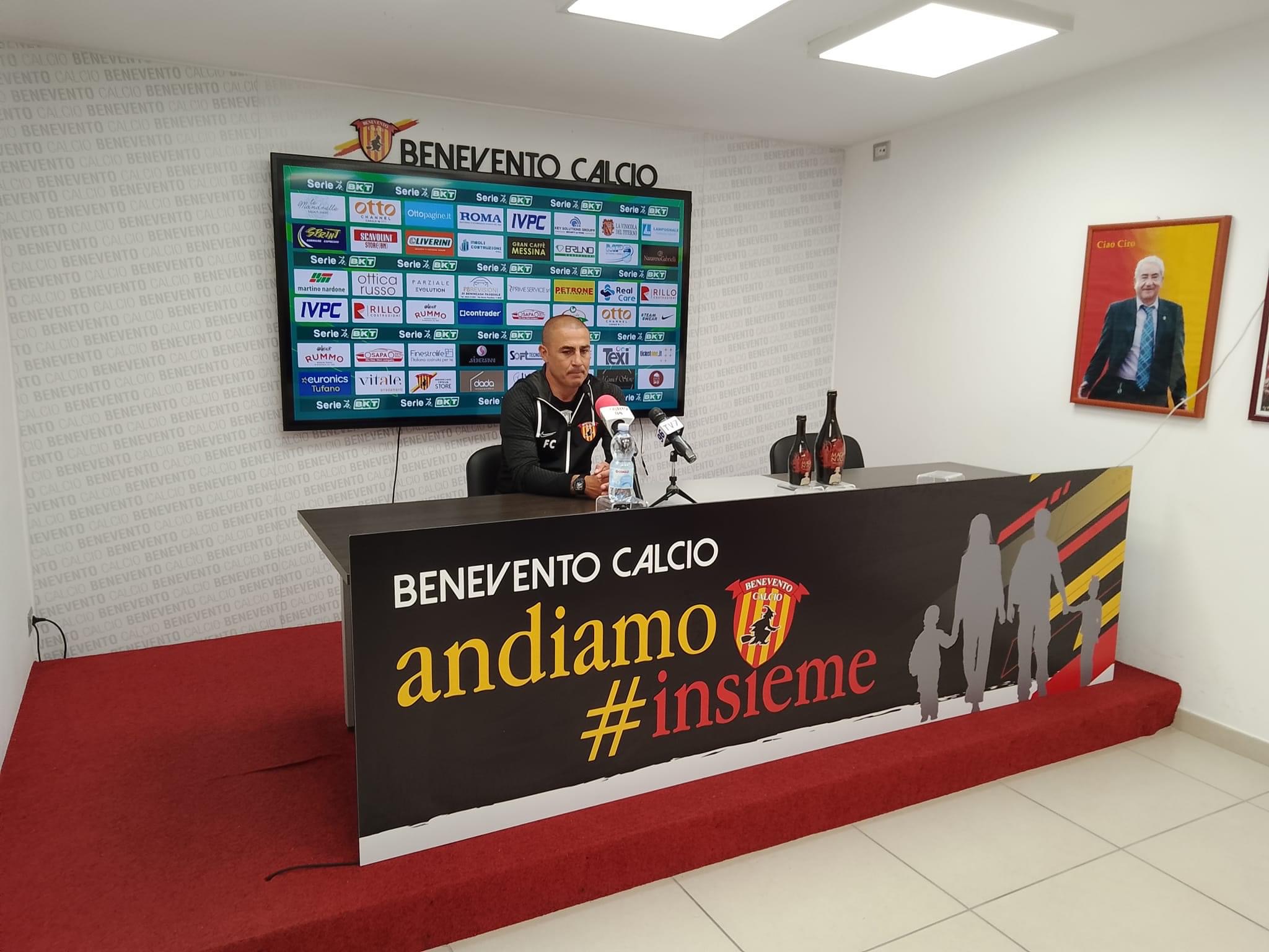Benevento, Cannavaro: “Gara tosta con la Reggina. Credo che l’allenatore debba essere manager…”