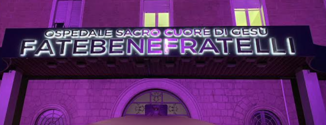 “Giornata mondiale della prematurità”, il Fatebenefratelli si colora di viola