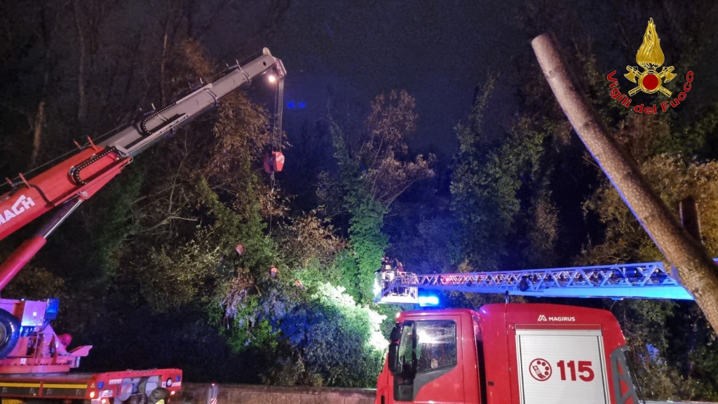 Maltempo in Irpinia, 25 interventi dei vigili del fuoco