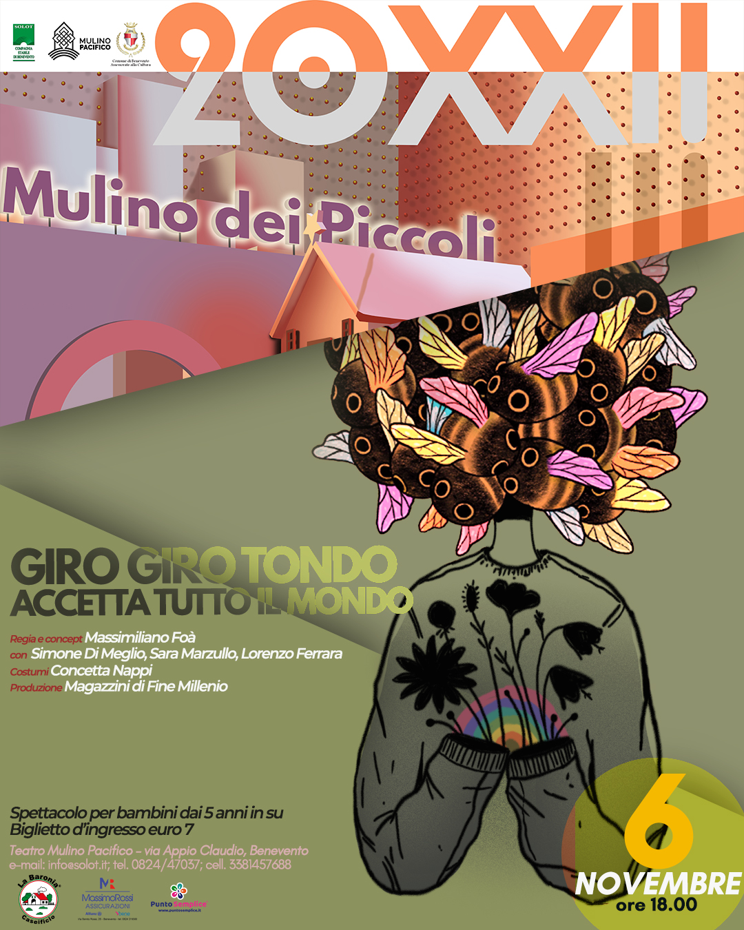 Solot, torna la stagione teatrale per bambini al Mulino Pacifico