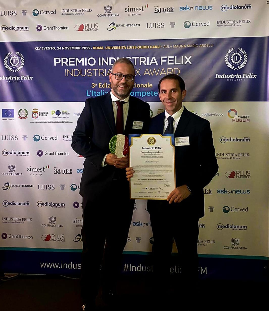 “Industria Felix”, premio per l’azienda caudina IPS