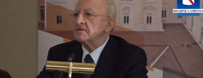 De Luca: “Entro la fine del 2023 nuovo concorso  per 5mila posti”