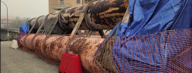 Benevento| Terminati questa mattina i lavori di rimozione del torrino piezometrico