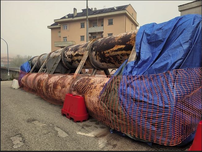 Benevento| Terminati questa mattina i lavori di rimozione del torrino piezometrico