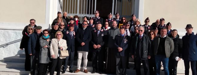 Il sindaco Caporaso con l’ANC per la Celebrazione in onore della Virgo Fidelis