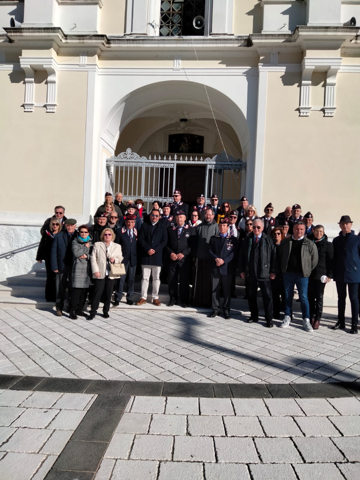 Il sindaco Caporaso con l’ANC per la Celebrazione in onore della Virgo Fidelis