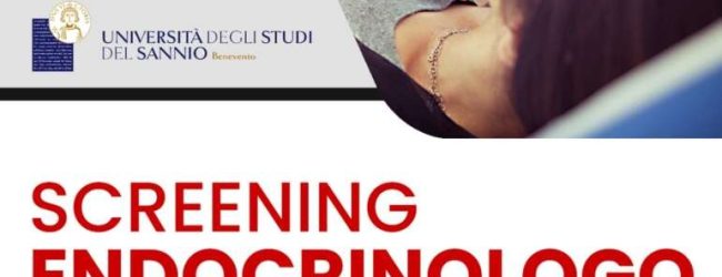 Screening endocrinologo per l’Unisannio: controlli gratuiti il 9 novembre dalle ore 9 alle ore 13