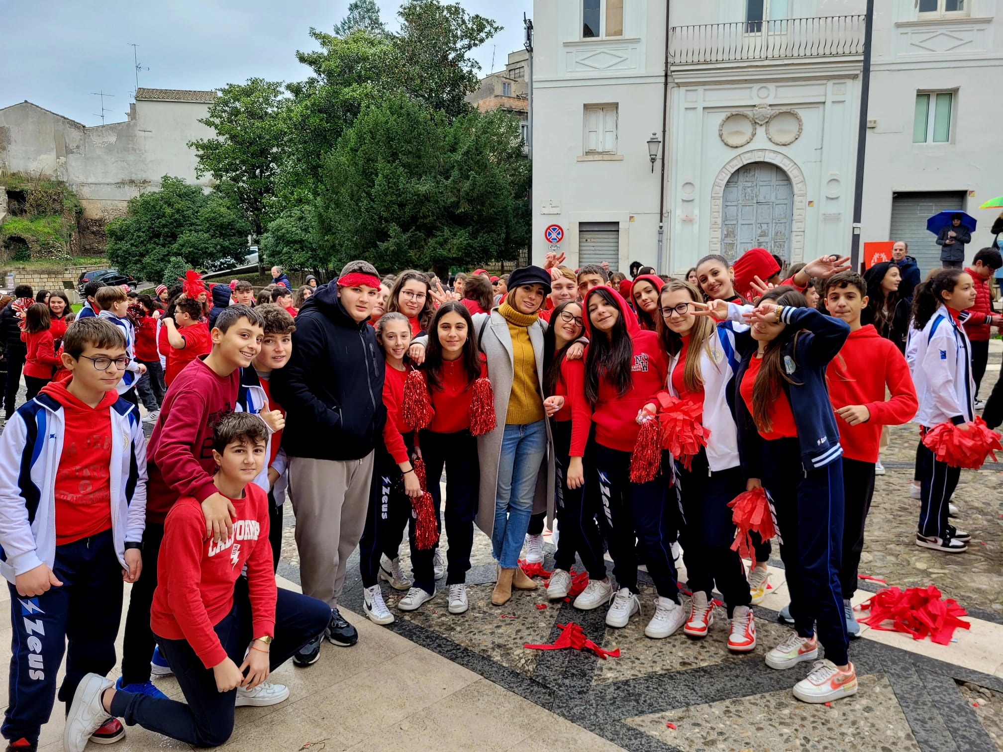 Inclusione, gli studenti del Convitto ‘Giannone’ di Benevento ballano per il flash mob Special Olympics