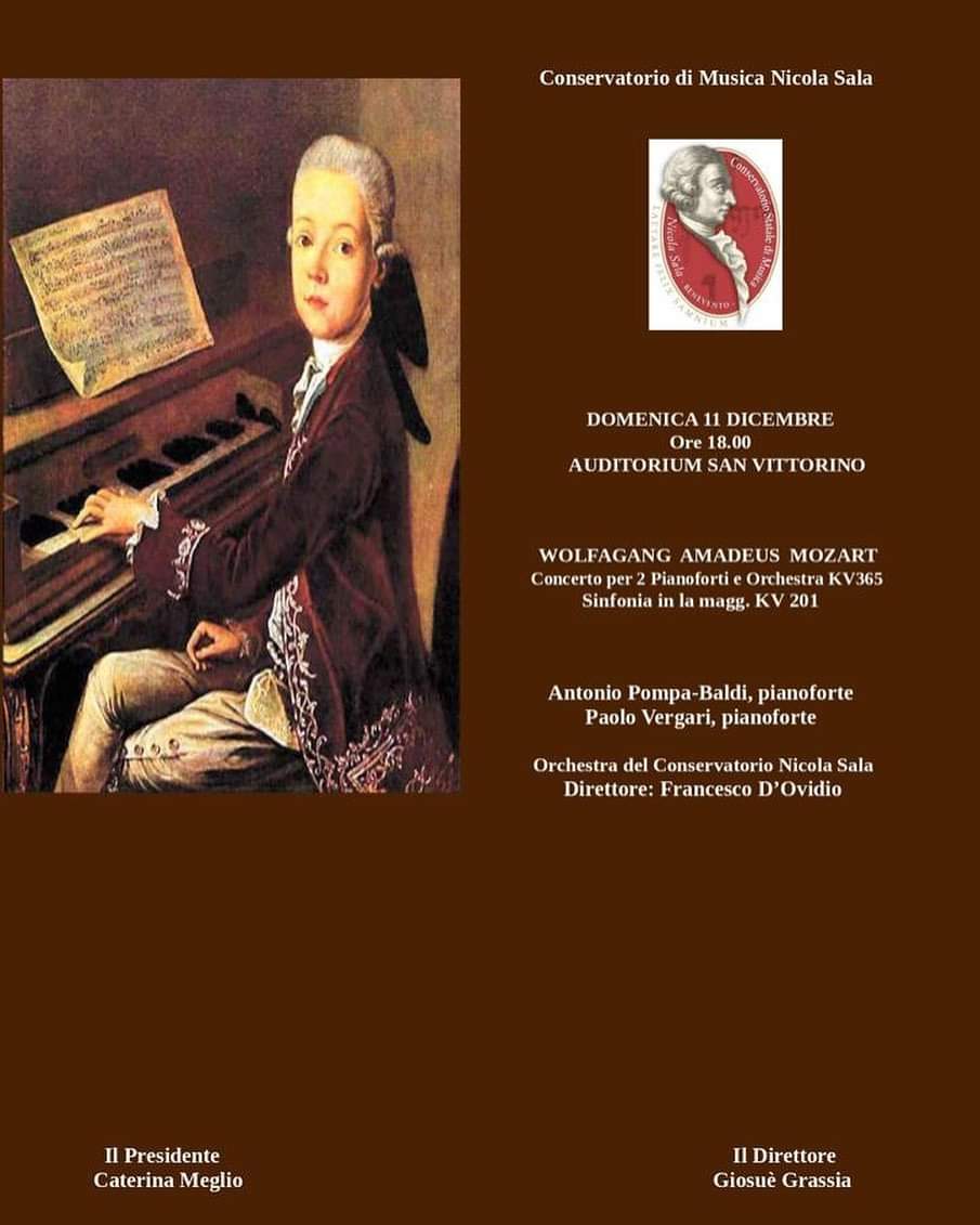 Il pianista Antonio Pompa-Baldi a Benevento