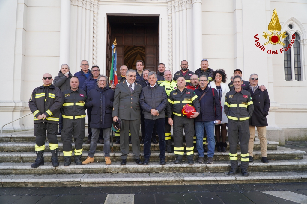 Avellino| I vigili del fuoco celebrano Santa Barbara nella chiesa del Rosario