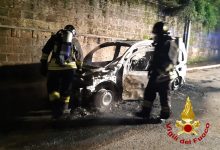 Solofra| Auto parcheggiata in fiamme nella notte, s’indaga