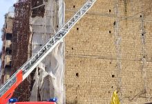 Avellino| Lamiere pericolanti da Palazzo Trevisani, intervengono i pompieri