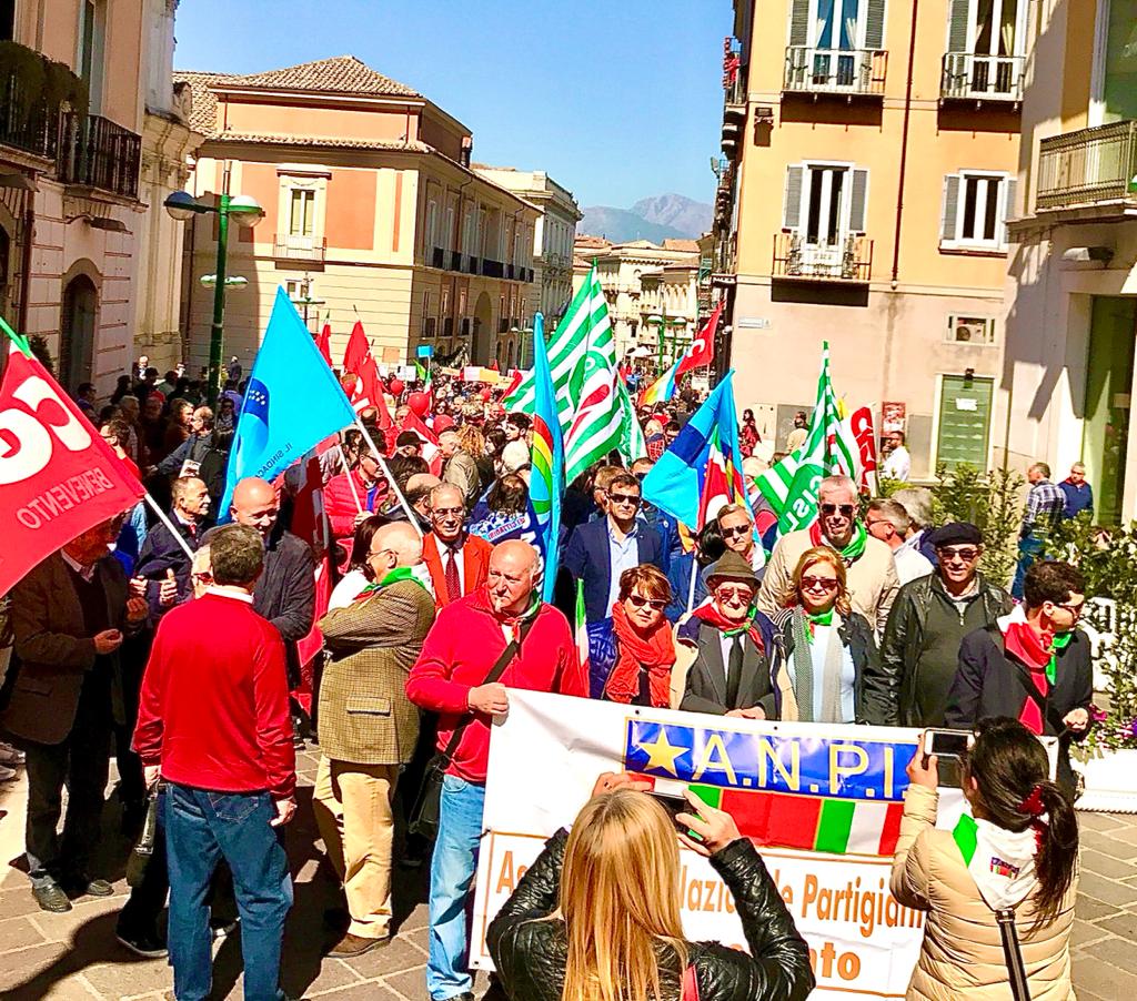 Erminio Fonzo alla guida della sezione beneventana dell’Anpi