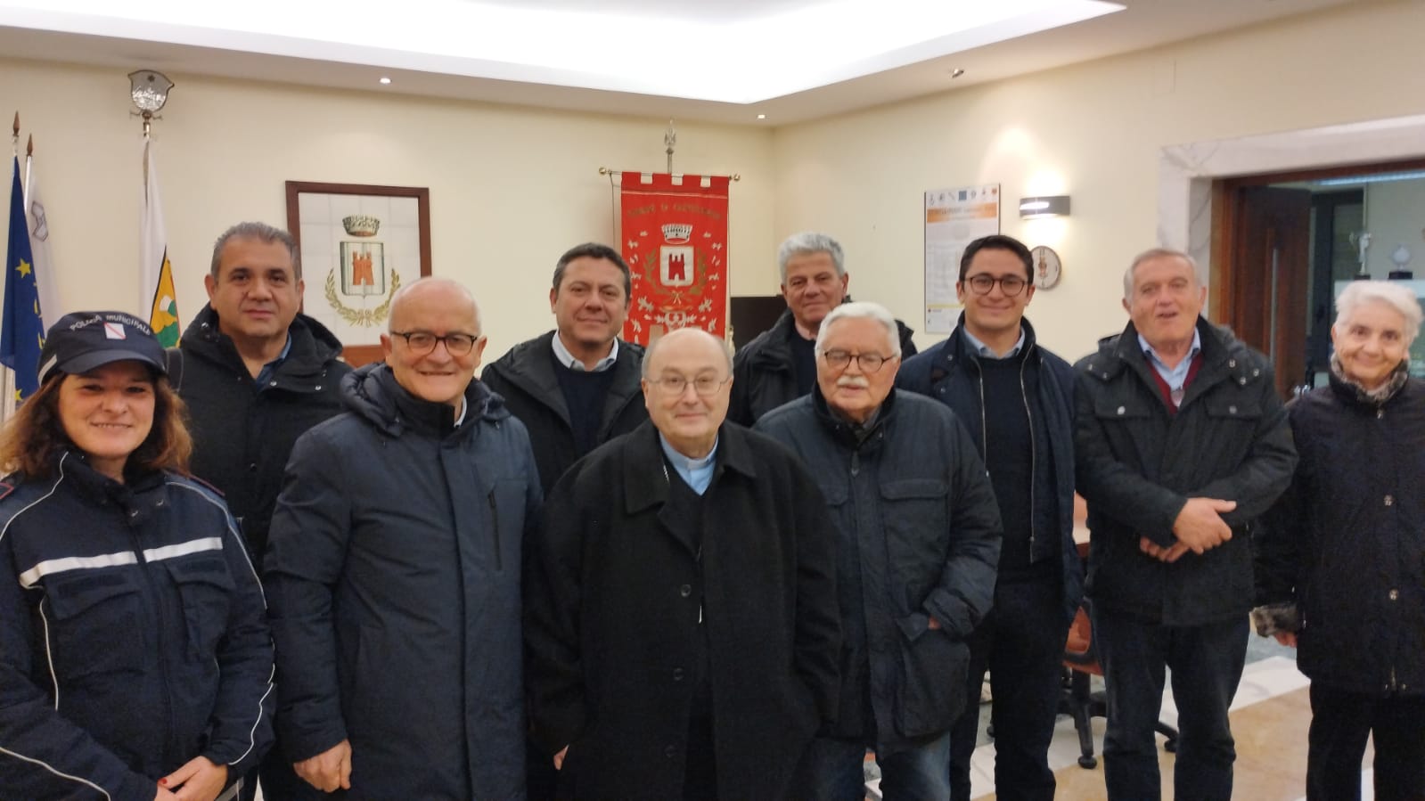 Castelvenere, monsignor Mazzafaro inaugura il Presepe Vivente della Valle Telesina