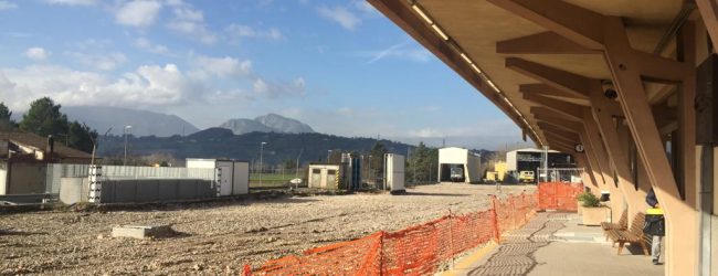 Benevento, il presidente dell’EAV De Gregorio in visita al cantiere della Stazione Appia