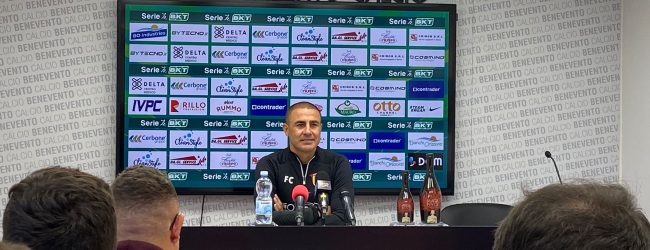 Benevento, Cannavaro: “Col Palermo è una finale e le finali vanno vinte”
