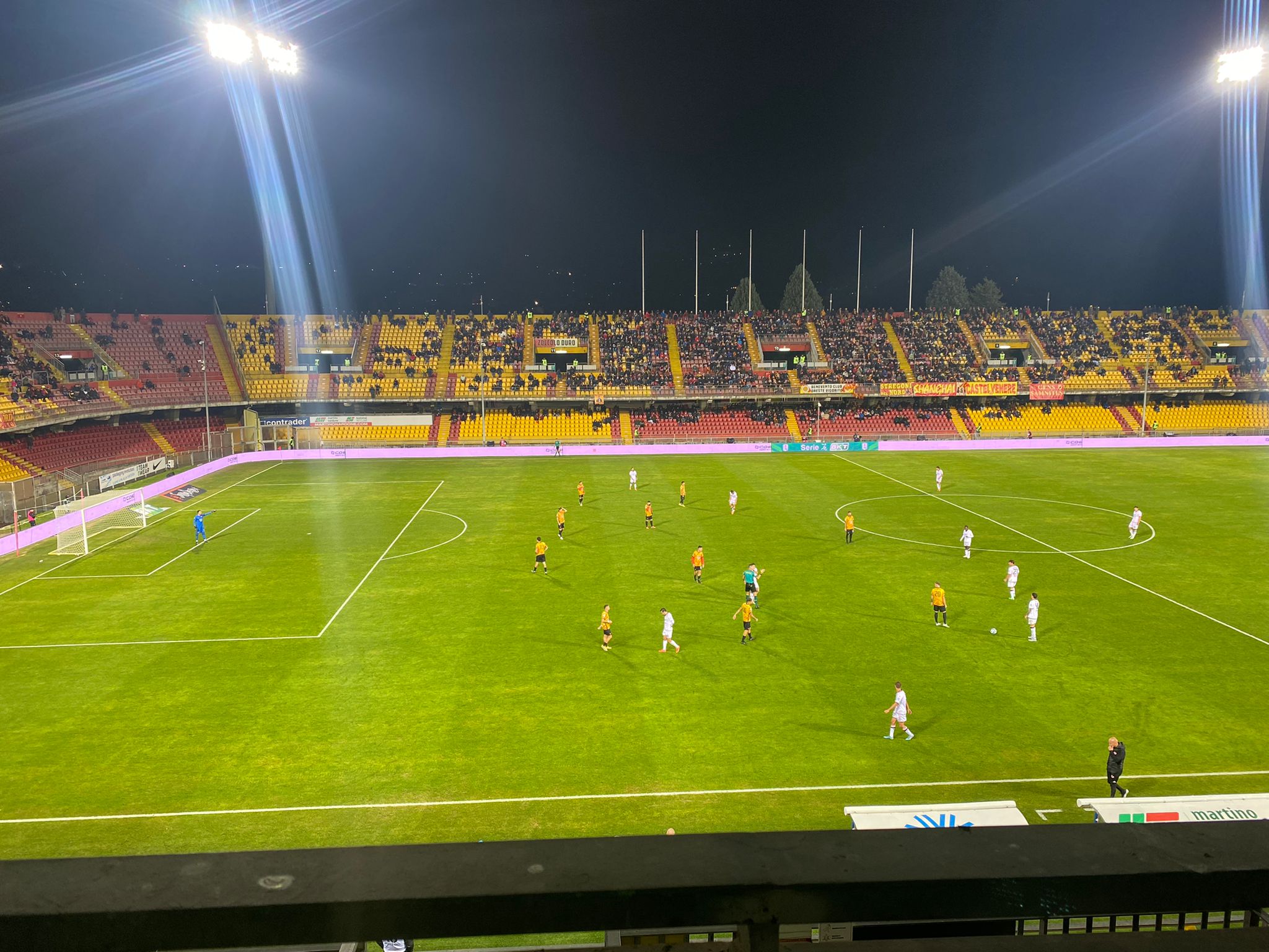 Benevento-Palermo: 0-1. Brunori firma il colpaccio. Per i giallorossi si fa dura