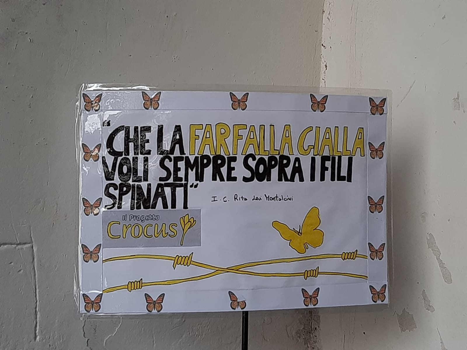 San Giorgio del Sannio| Fiori di memoria: I.C. Rita Levi Montalcini ha aderito al Progetto Crocus