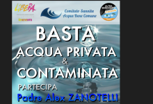 Domani la manifestazione dell’acqua a Benevento, partecipa anche Padre Alex Zanotelli