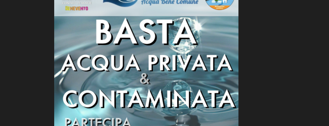 Domani la manifestazione dell’acqua a Benevento, partecipa anche Padre Alex Zanotelli