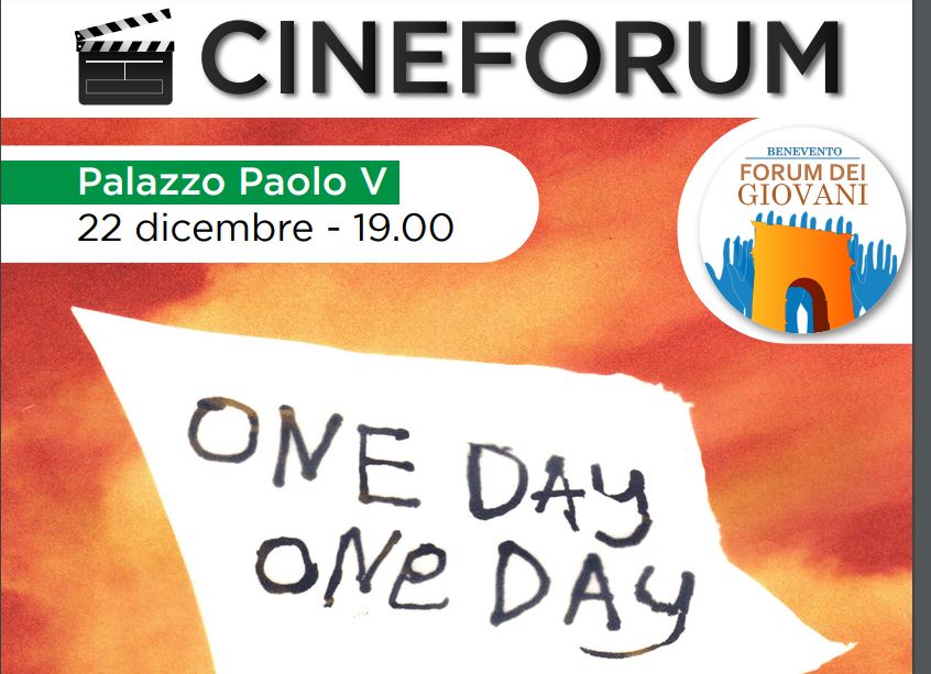 Benevento, giovedi la proiezione del docufilm “One Day – One Day”