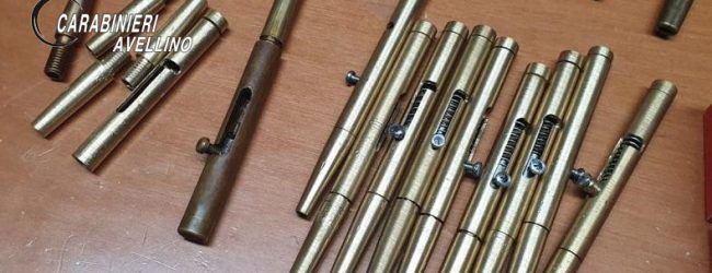 Bisaccia| Fabbricavano “penne-pistole” mono colpo, arrestati padre e figlio