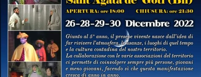 Emozioni e poesia col  Presepe di Sant’Agata De’ Goti