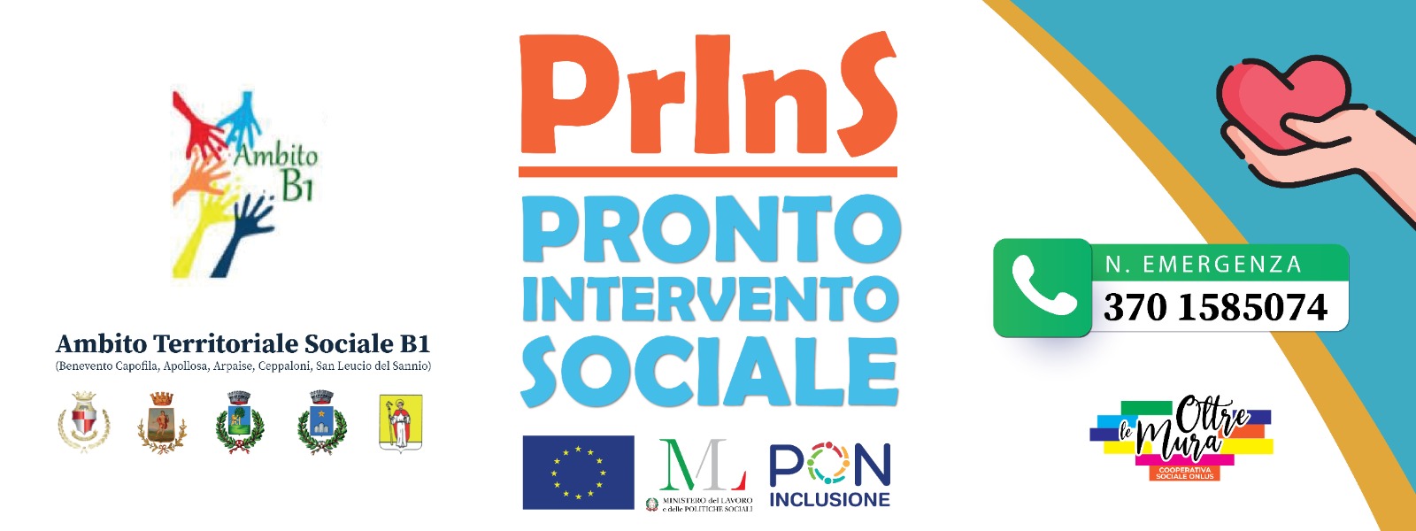 Benevento, nasce Prins: il Pronto Intervento Sociale