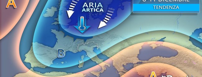 Torna il maltempo nel weekend e per l’Immacolata nuova perturbazione con pioggia e neve