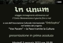 OrbiSophia, in scena “In Unum” il 3 gennaio a Palazzo Paolo V