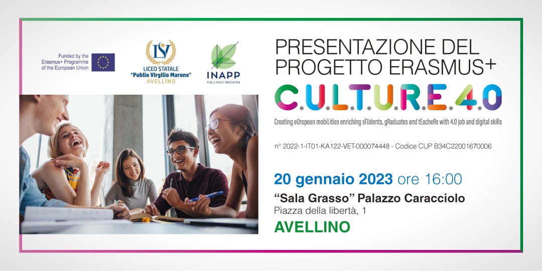 Avellino| Il liceo “Virgilio Marone” presenta il progetto “C.u.l.tu.r.e. 4.0”