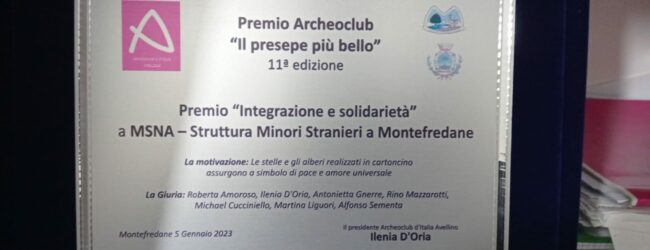 “Presepe più bello” di Montefredane, il messaggio di pace dei giovani richiedenti asilo