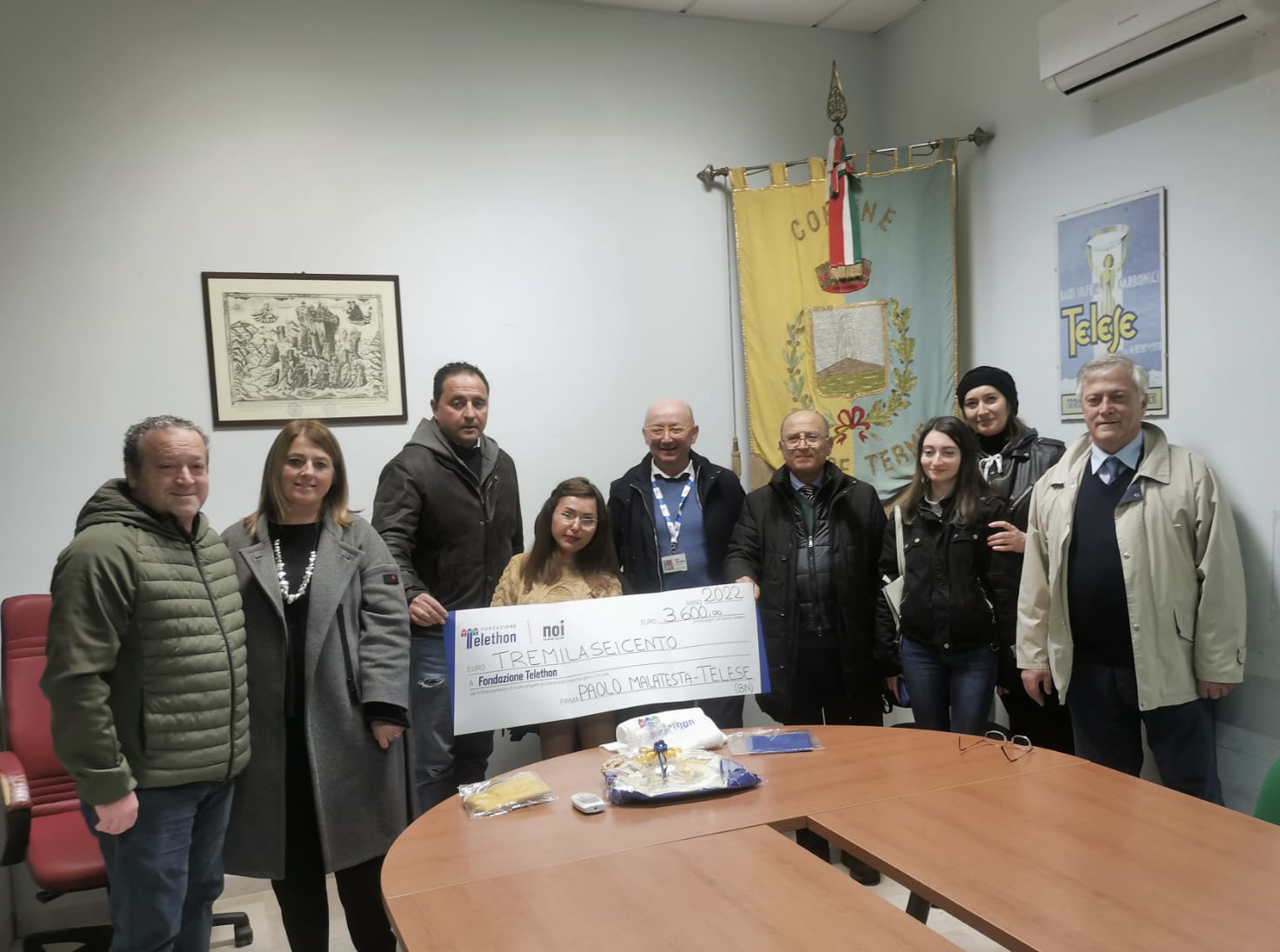 Telese Terme, raccolti 3600 euro per la Fondazione Telethon