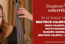 Accademia di Santa Sofia…a “passi di Jazz” con Beatrice Valente Quartet e il concerto “Play what you feel”