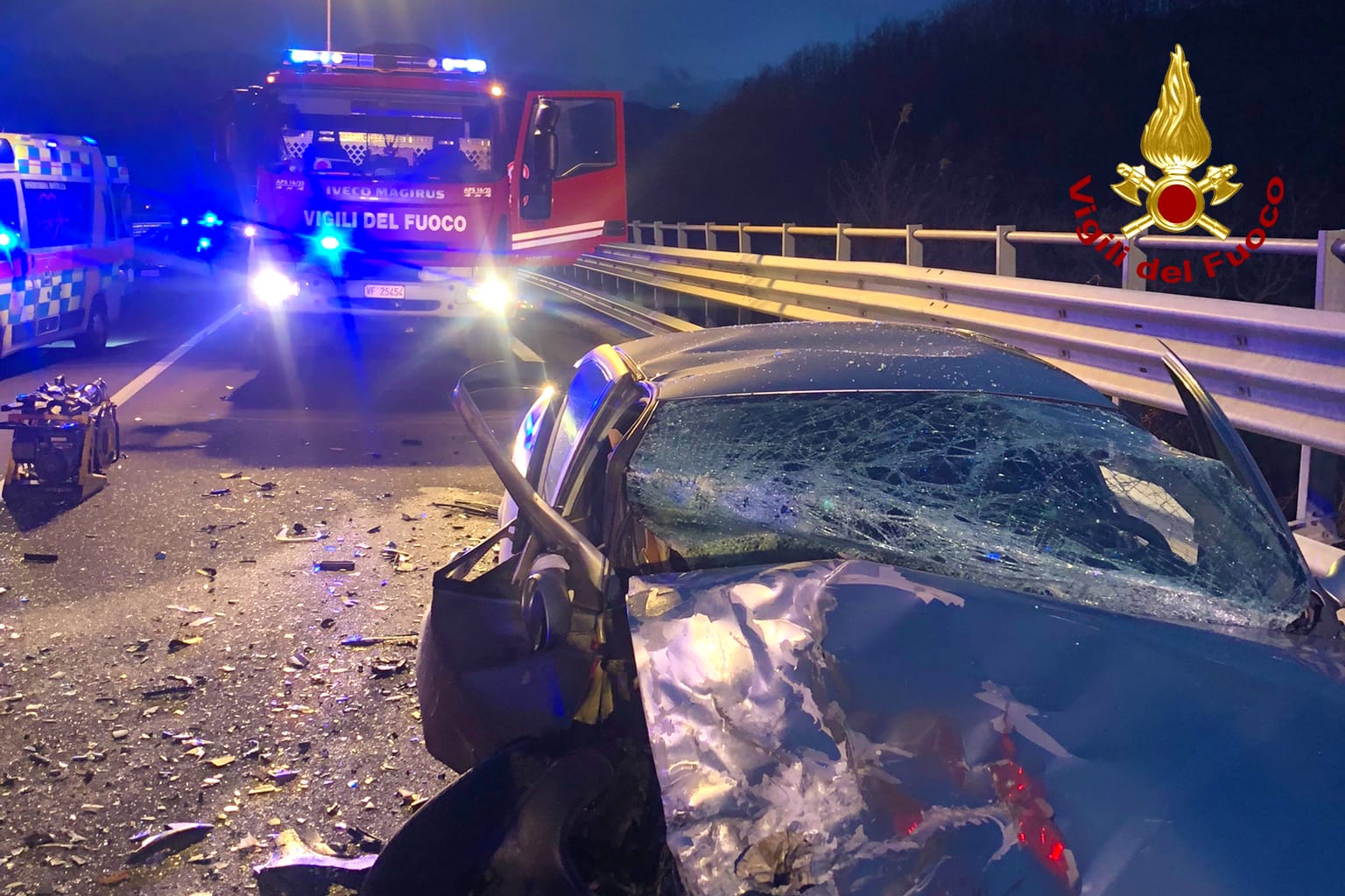 incidente ofantina due veicoli bis