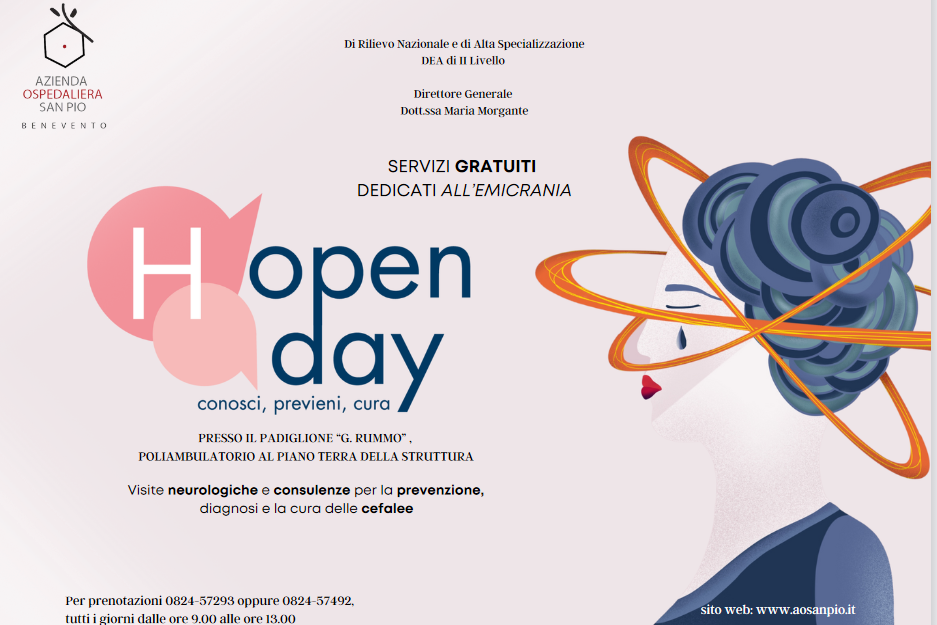 Al San Pio la prima edizione dell’Open day sull’Emicrania