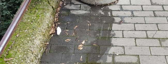 Benevento, rimosso televisore abbandonato nei pressi dell’Arco di Traiano