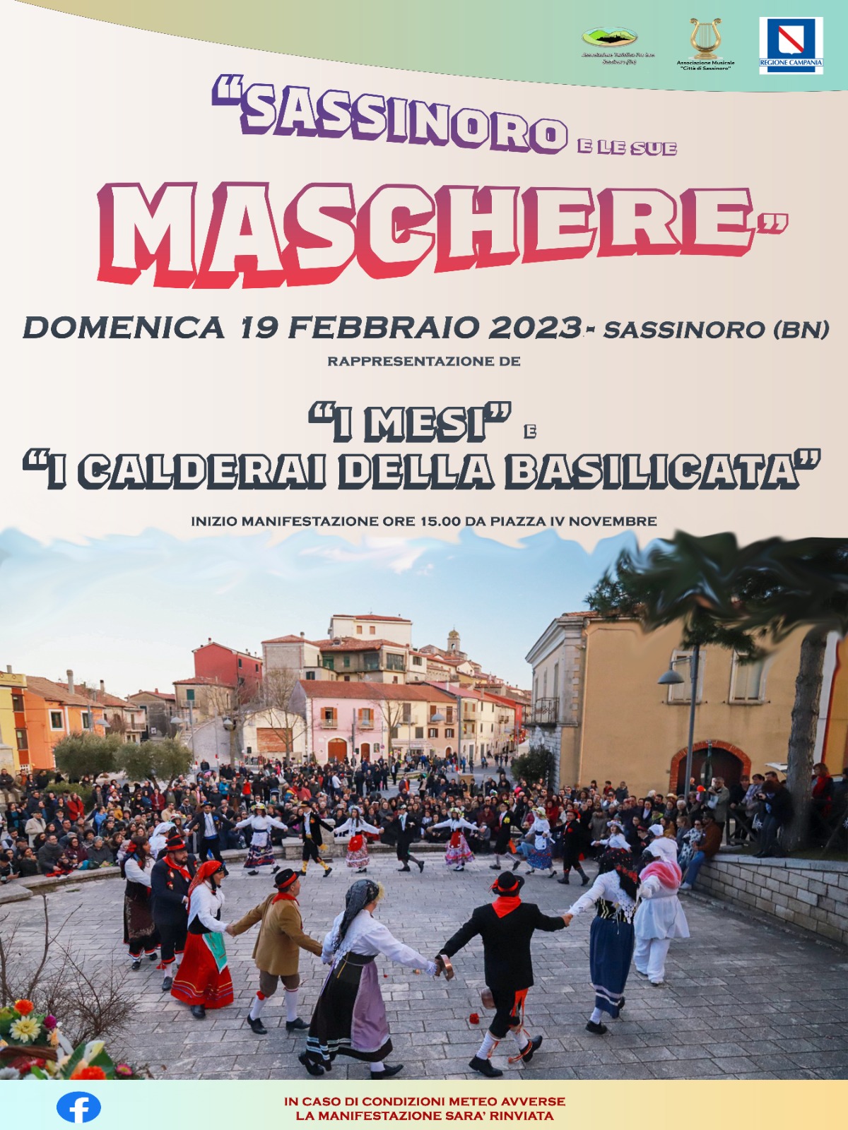Domenica 19 febbraio 2023 torna protagonista il Carnevale a Sassinoro