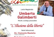 ‘Stregati da Sophia’, primo appuntamento a Benevento con il Prof. Umberto Galimberti