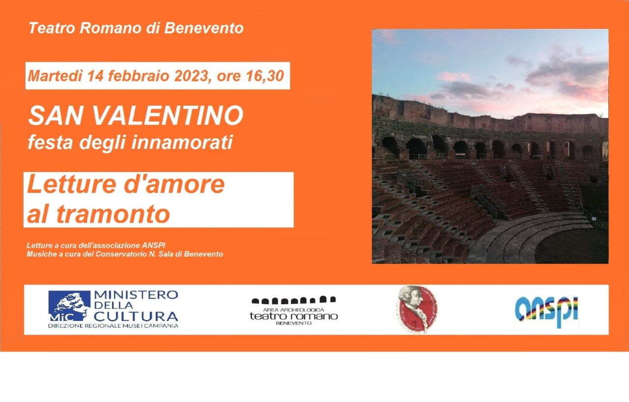 A San Valentino ‘Letture d’amore al tramonto’ al Teatro Romano