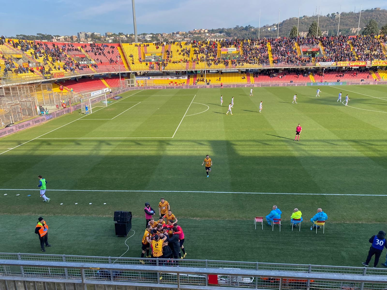 Benevento-Brescia: 1-0. La Strega ritrova i 3 punti, Tello firma lo scontro salvezza