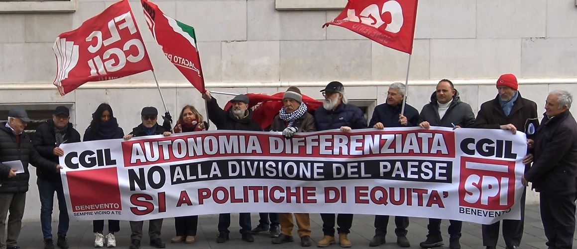 “Autonomia differenziata”, Cgil in piazza: “va combattuta perchè crea diseguaglianze”