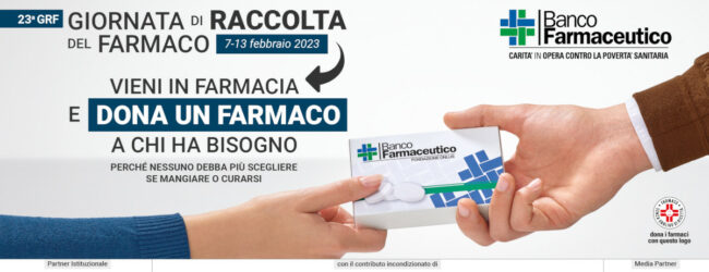 Giornata di raccolta del farmaco, torna la solidarietà che cura