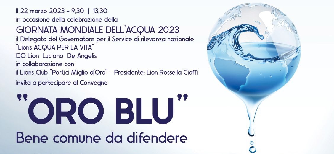 “Oro blu- bene comune da difendere”: Convegno alla Reggia di Portici con Marco Merola
