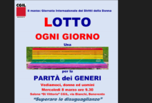 ‘Lotto ogni giorno’, l’iniziativa della Cgil di Benevento per l’8 Marzo
