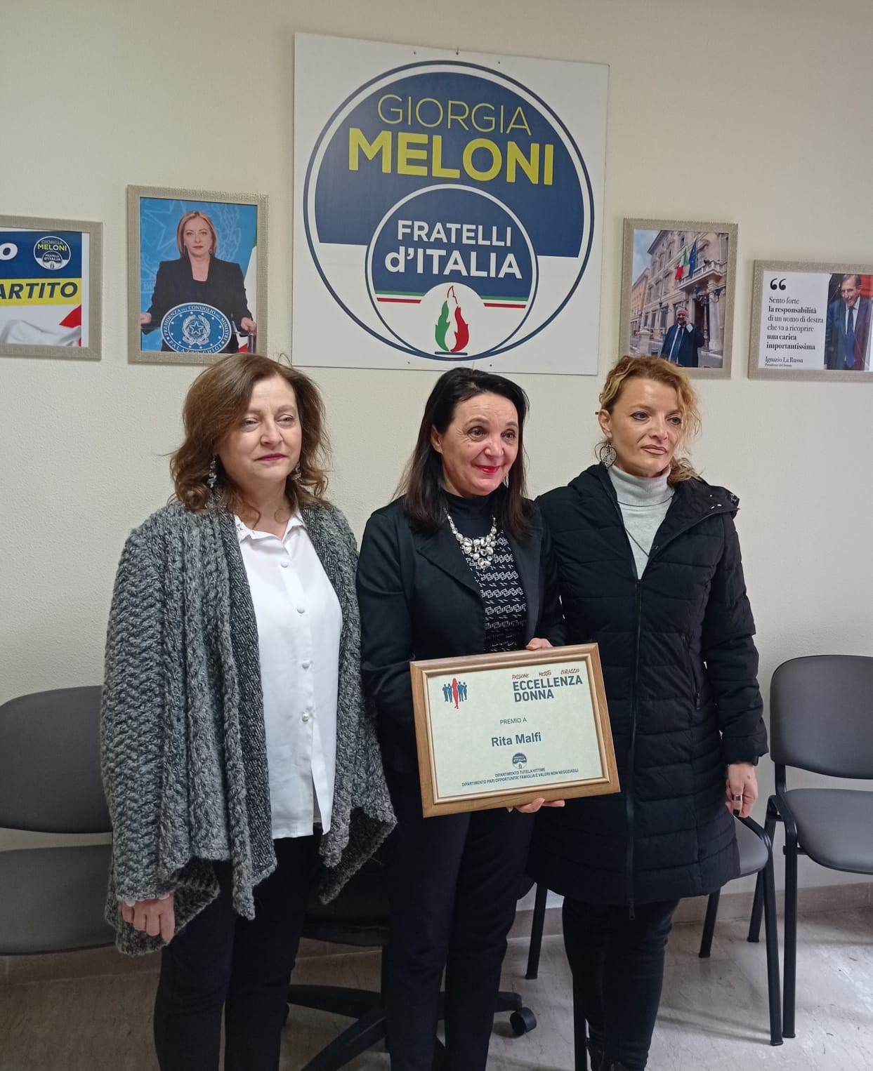“Premio Eccellenza Donna 2023” conferito a Rita Malfi