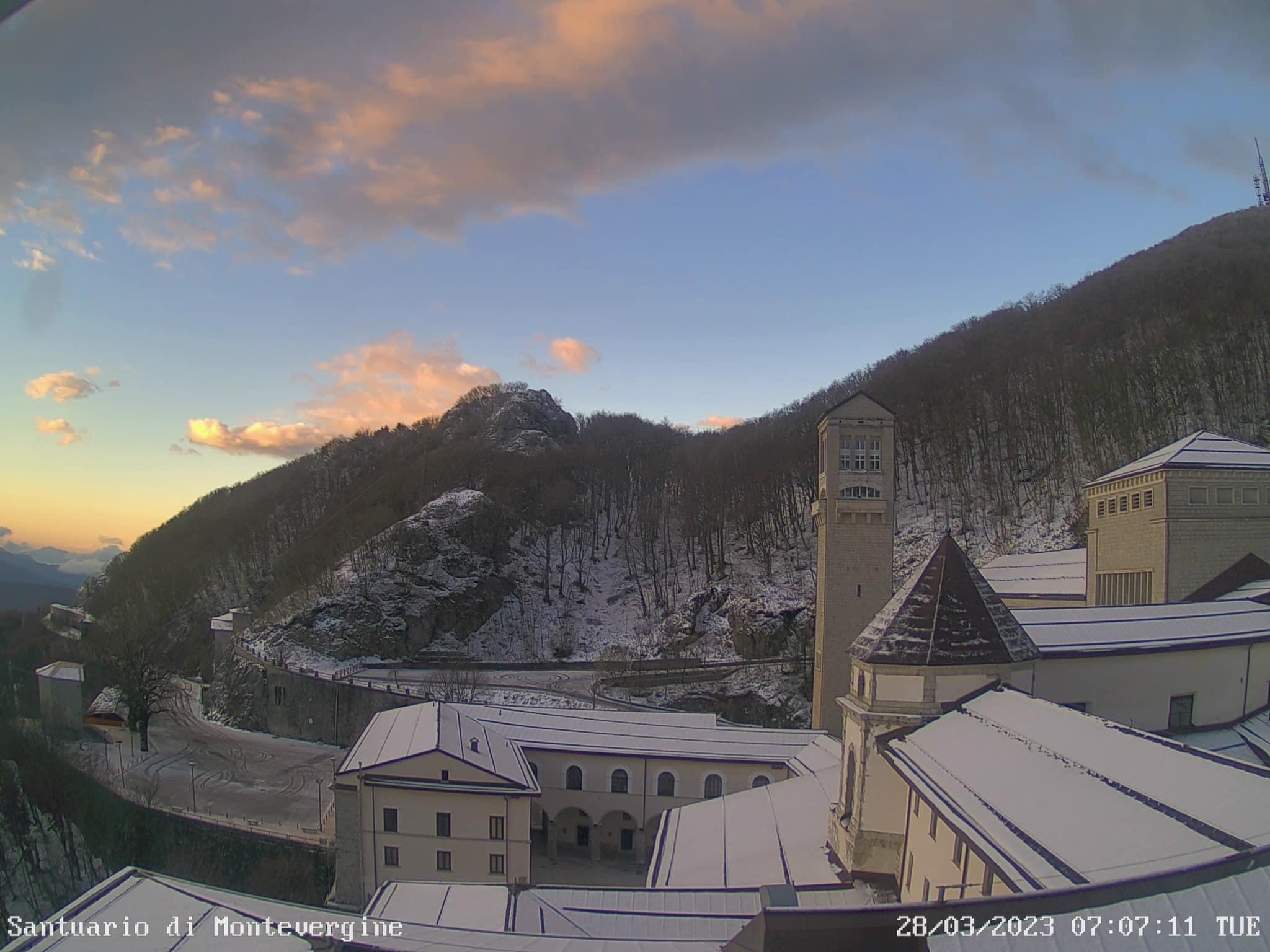 Neve e temperature sotto zero: colpo di coda dell’ inverno in Irpinia