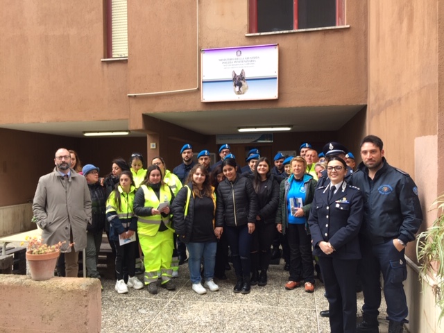 Visita all’Unità Cinofila della Polizia Penitenziaria di Benevento