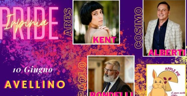 Irpinia Pride 2023, svelati i nomi della madrina e dei padrini dell’evento